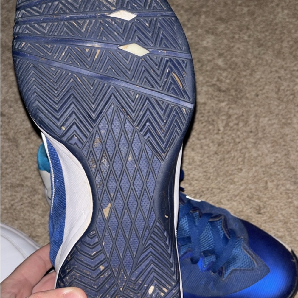 Nike Blue and White Athletic Shoes